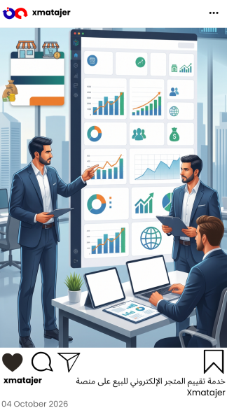 خدمة تقييم المتجر الإلكتروني للبيع
